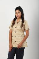 Beige Nurse Wear – Comfortable Polycotton, Short Sleeves, Fine Finish Manufacturers, Suppliers in Tamil Nadu