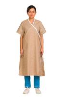 Comfortable Cotton Hospital Gown – Unisex, Front Open Overlap, Large Manufacturers, Suppliers in Tamil Nadu