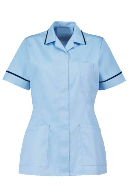 Cotton-Polyester Unisex Nurse Top – Sky Blue, Red and Green, Half Sleeves Manufacturers, Suppliers in Chandigarh