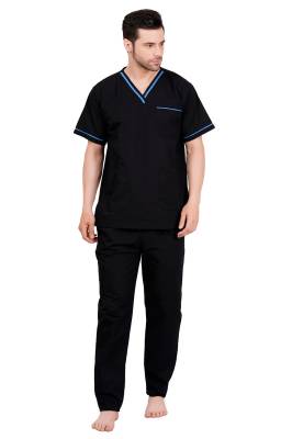 Designer Scrub Suit Male V-Neck With Six Pockets & Full Elastic Manufacturers, Suppliers in Tamil Nadu