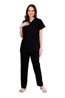 Female Black Scrub Suit Y-Neck Manufacturers, Suppliers in Tamil Nadu