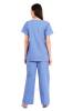 Female Scrub Suit Y-Neck And Color (Ceil Blue) Manufacturers, Suppliers in Tamil Nadu