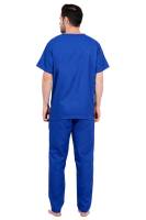 Galaxy Blue Male V-Neck Scrub Suit Manufacturers, Suppliers in Tamil Nadu