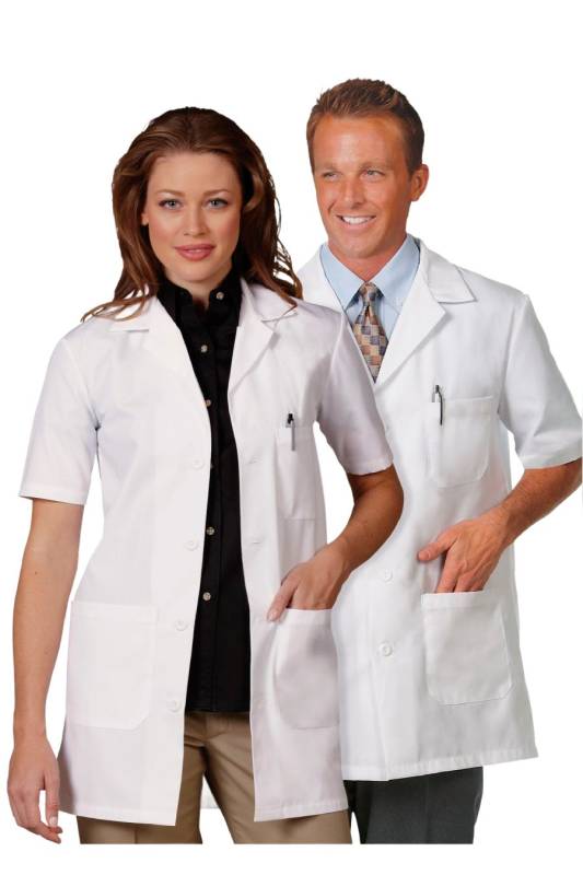 Half Sleeve White Doctor Coat – Cotton Fabric, Machine Washable Manufacturers, Suppliers in Patna