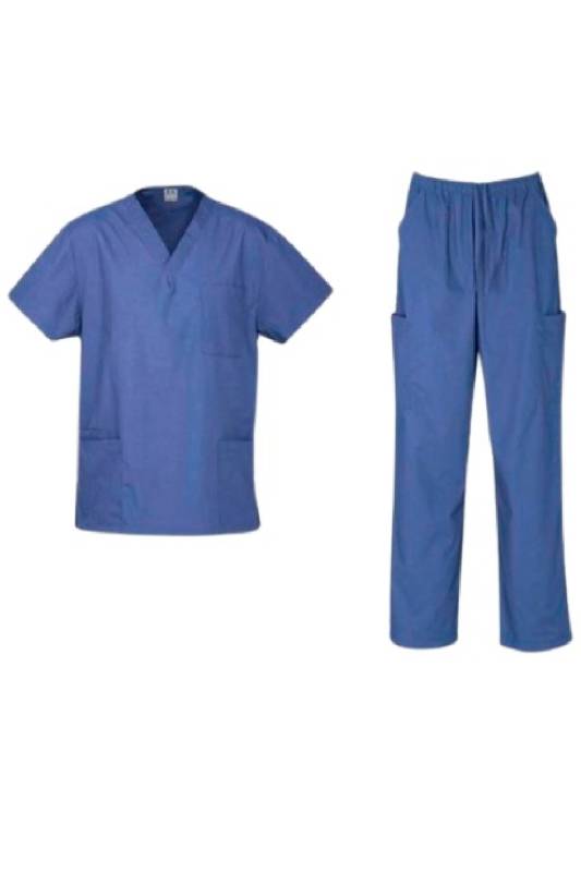 Hospital Uniform Set - Blue and Black, Washable, Available in All Sizes (50 Pairs Minimum Order, New Only) Manufacturers, Suppliers in Kozhikode