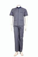 Large Gray Polyester Cotton Blend Hospital Uniform - Pant and Shirt Set, Half Sleeves Manufacturers, Suppliers in Tamil Nadu