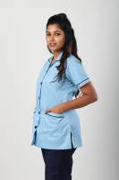 Light Blue Nurse Wear – Comfortable Polycotton, Short Sleeves, Fine Finishing Manufacturers, Suppliers in Tamil Nadu