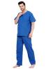 Male V-Neck Scrub Suit With Full Elastic And Color (Bright Blue) Manufacturers, Suppliers in Tamil Nadu