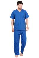 Male V-Neck Scrub Suit With Full Elastic Manufacturers, Suppliers in Tamil Nadu