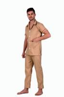 Medium Beige Cotton Ward Boy Uniform - Plain Pattern and Hospital Use Manufacturers, Suppliers in Tamil Nadu