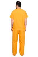 Mustard Yellow Male V-Neck Scrub Suit Manufacturers, Suppliers in Tamil Nadu