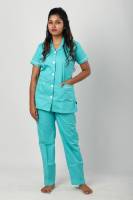 Nurse Wear – Pista Green Polycotton Set, Short Sleeves, Breathable Fabric Manufacturers, Suppliers in Tamil Nadu