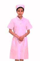 Plain Cotton Nurse Wear – Half Sleeves Collar Neck White and Pink Manufacturers, Suppliers in Tamil Nadu