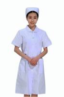 Plain Cotton Nurse Wear – Half Sleeves Collar Neck White and Pink Manufacturers, Suppliers in Tamil Nadu