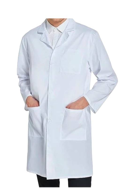 Professional White Hospital Coat – Full Sleeves, Dry Clean Only, Cotton, Unisex Fit Manufacturers, Suppliers in Jamshedpur