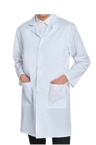 Professional White Hospital Coat – Full Sleeves, Dry Clean Only, Cotton, Unisex Fit Manufacturers, Suppliers in Tamil Nadu