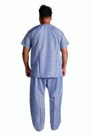 Reusable Patient Dress Set with Snap Button – Cotton-Polyester Blend, Machine Washable, Durable, Made in India Manufacturers, Suppliers in Tamil Nadu