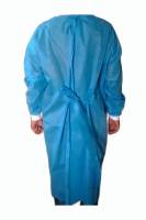 Sterile High-Performance Blue Full Sleeves Gown - Medium Size, Stitched, Non-Woven Pure Polyester, Minimum Order 30 Manufacturers, Suppliers in Tamil Nadu