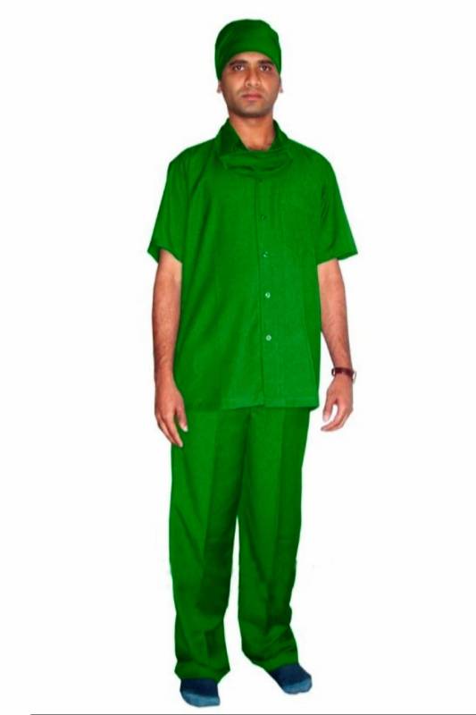 Unisex Green Cotton Uniform for Hospital and Labs Manufacturers, Suppliers in Kozhikode