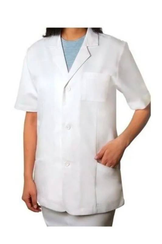 Unisex White Cotton-Poly Lab Coat – Elegant Lapel Collar, Front Button Closure, Sizes All Manufacturers, Suppliers in Jamshedpur