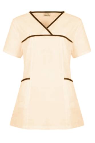 White and Yellow Nurse Top for Women – Pure Cotton, Stitched Manufacturers, Suppliers in Tamil Nadu