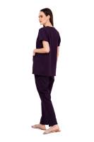 Wine Red Female Scrub Suit Y-Neck Manufacturers, Suppliers in Tamil Nadu